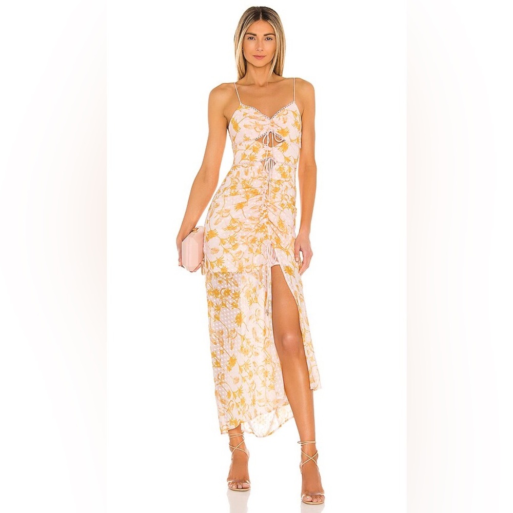 Significant Other Angelina Dress in‎ Pineapple Palm Size US 4